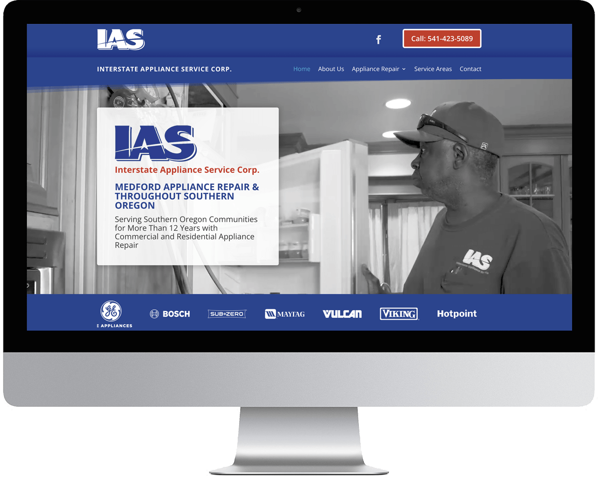 Interstate Appliance Repair New Website